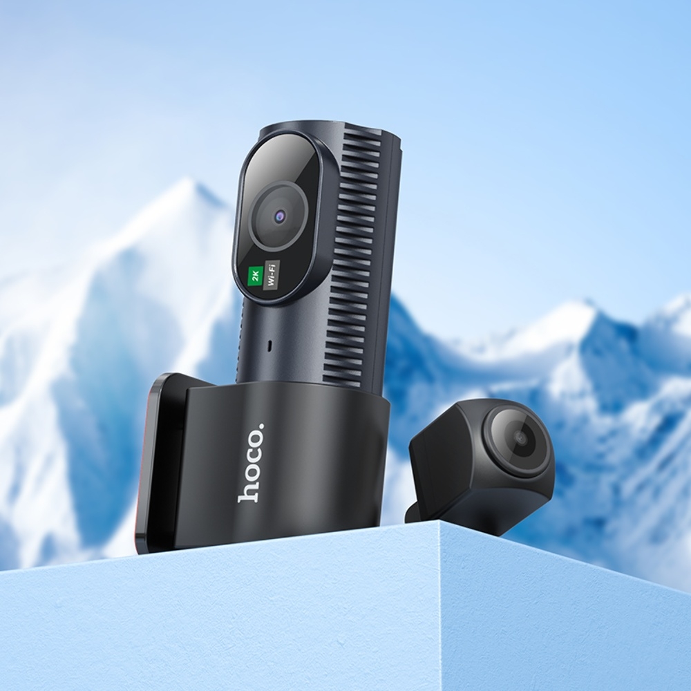 Видеорегистратор Hoco DV8 с задней камерой black