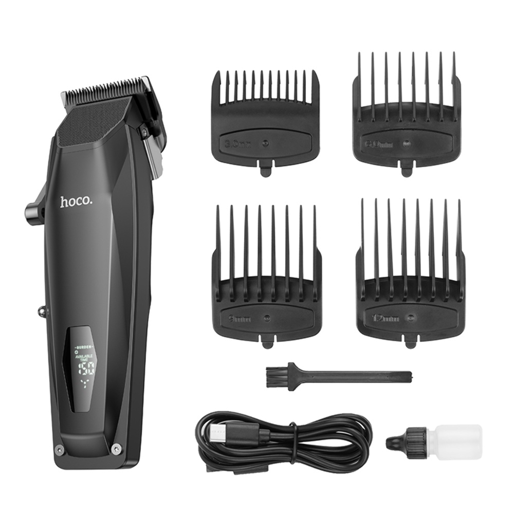 Портативная машинка для стрижки волос Hoco HP21 black