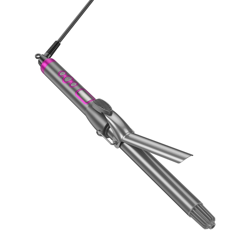 Электрическая плойка для волос Hoco HP43 с цифровым дисплеем gray