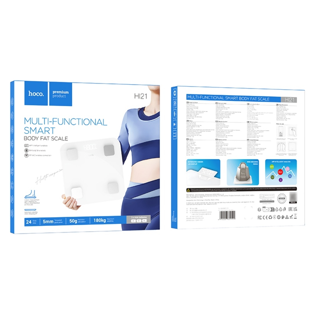 Смарт- весы Hoco HI21 white