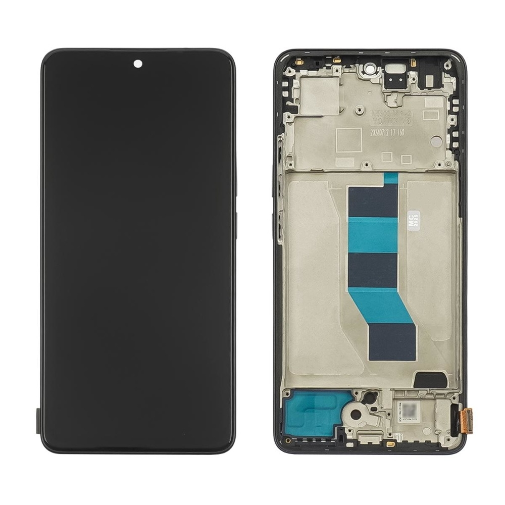 Дисплей Xiaomi Redmi Note 14 5G, чорний | з тачскріном | в передній панелі | High Copy, IPS | дисплейный модуль, экран