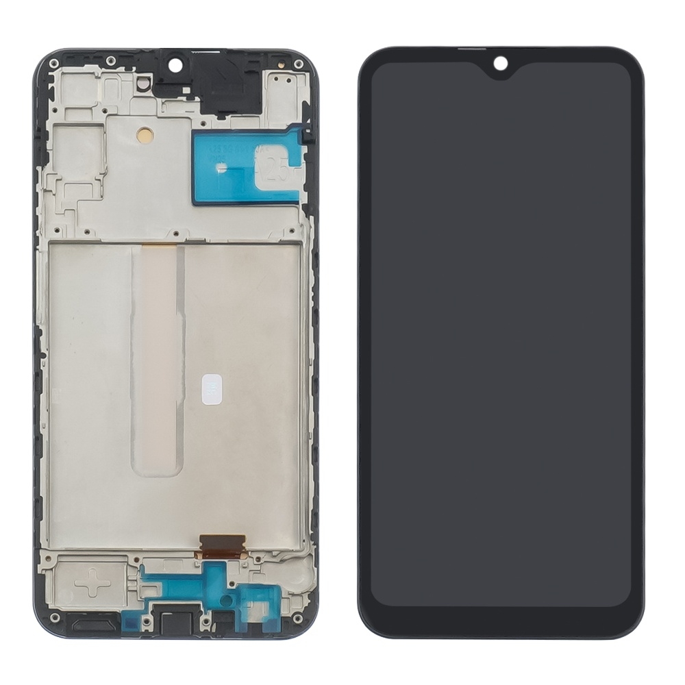 Дисплей Samsung SM-A256 Galaxy A25, чорний | з тачскріном | в передній панелі | High Copy, OLED, с широким ободком | дисплейный модуль, экран