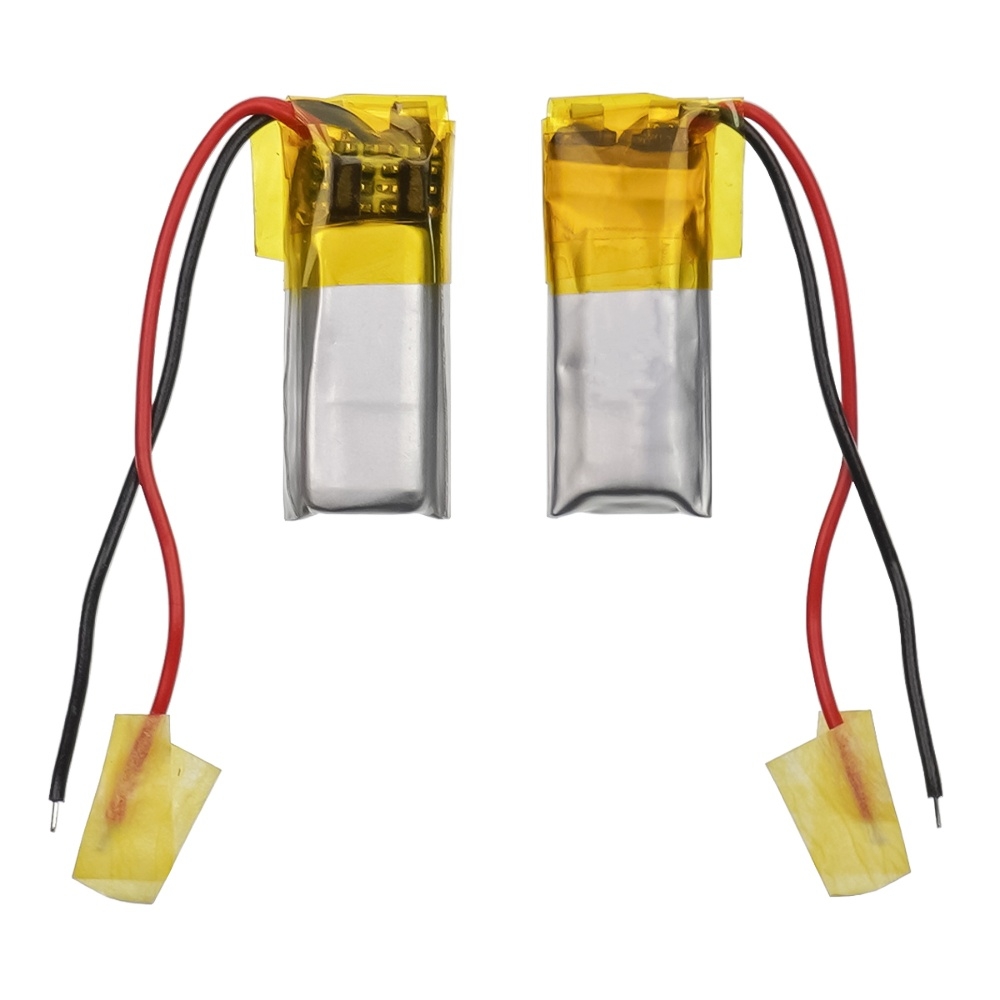 Акумулятор 380821P універсальний, з контролером, 3,8 х 08 х 21 мм (35 mAh)/ для TWS навушників, Bluetooth гарнитур, MP3 плееров