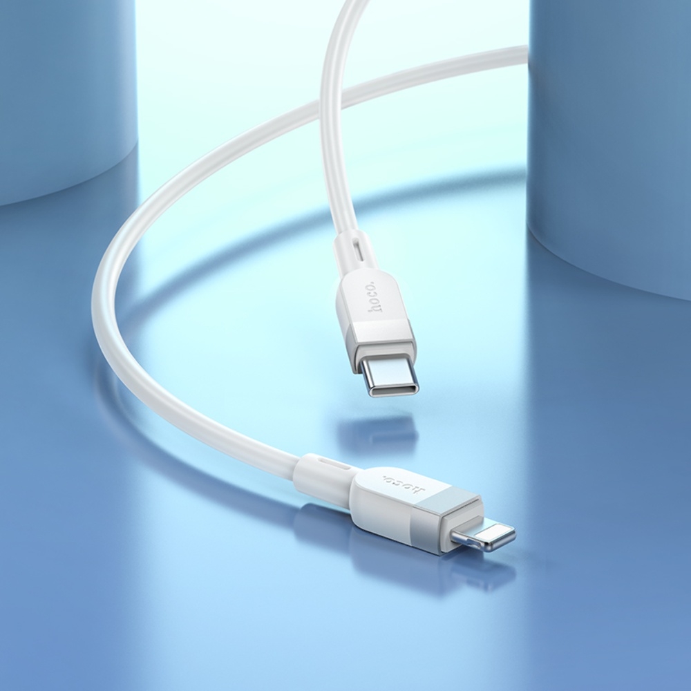 Кабель Hoco X109 Type-C to Lightning 1m white