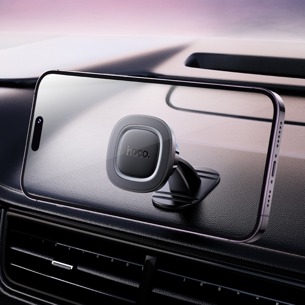 Автодержатель Hoco H73 магнитный black metal gray