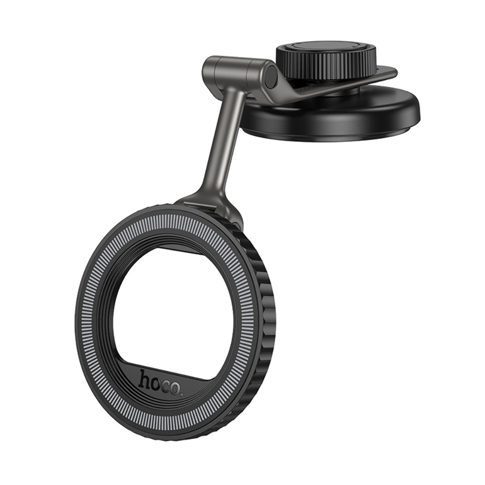 Автодержатель Hoco H77 магнитный black metal grey