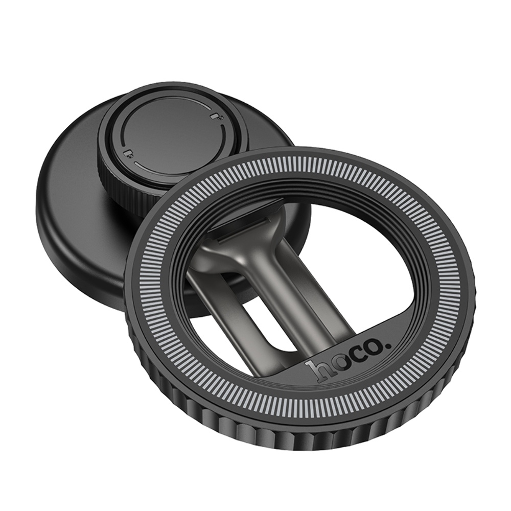 Автодержатель Hoco H77 магнитный black metal grey