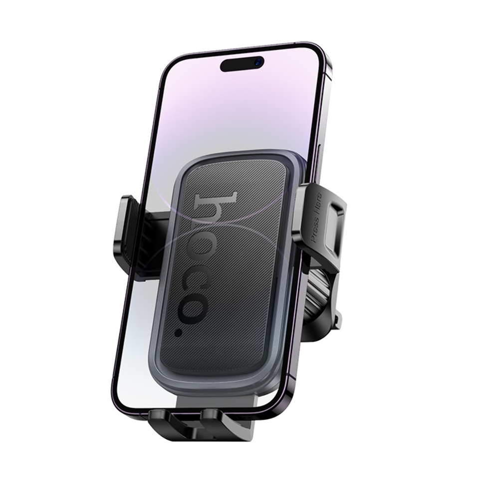 Автодержатель Hoco H78 black metal grey