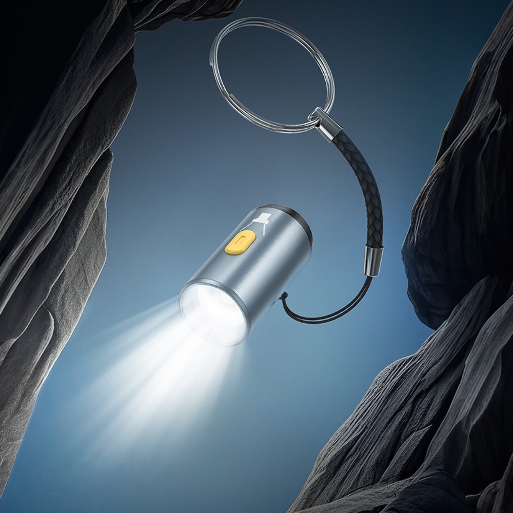 Адаптер LED Hoco UA38A Type-C to LED gray