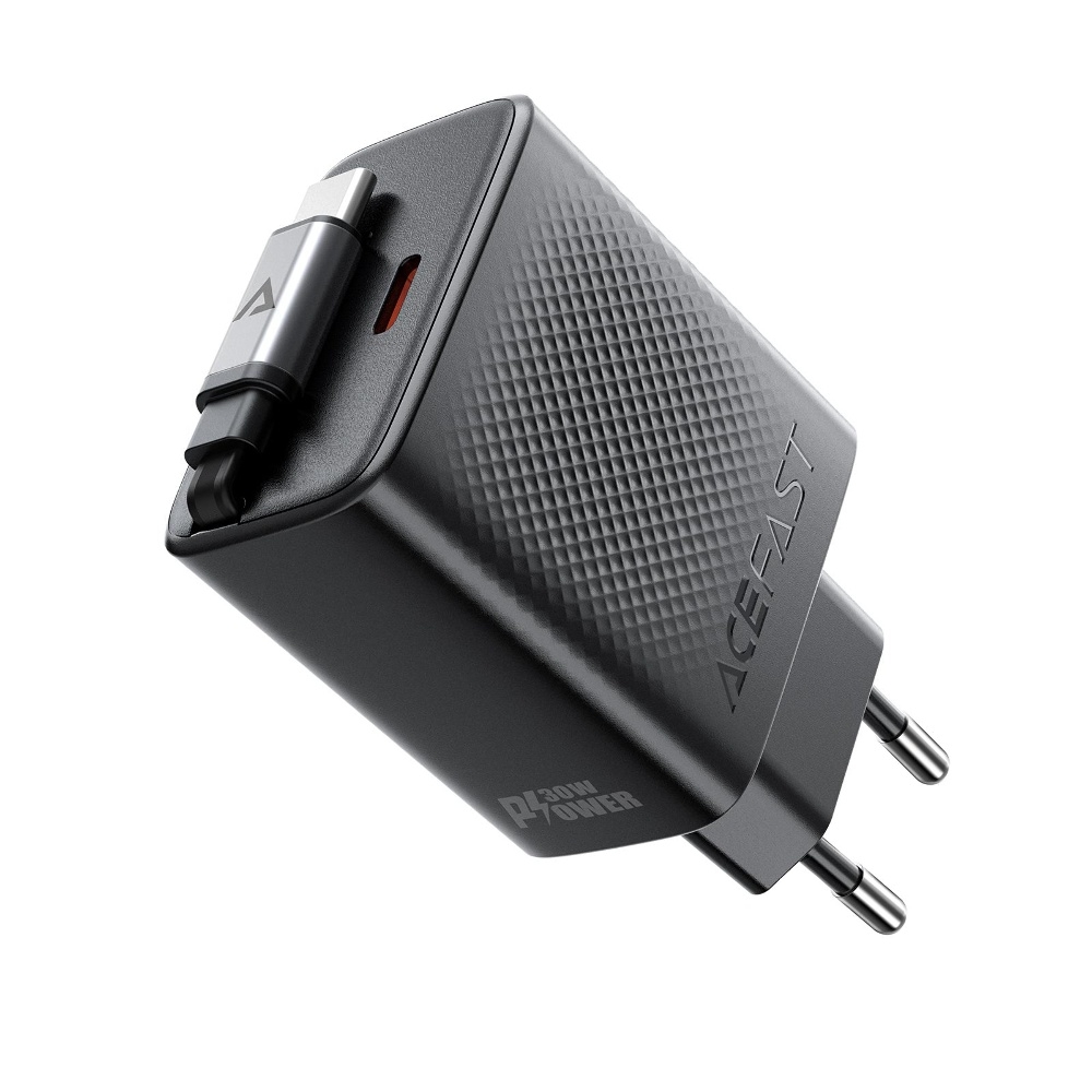 Сетевое зарядное устройство Acefast A110 2Type-C PD30W черное