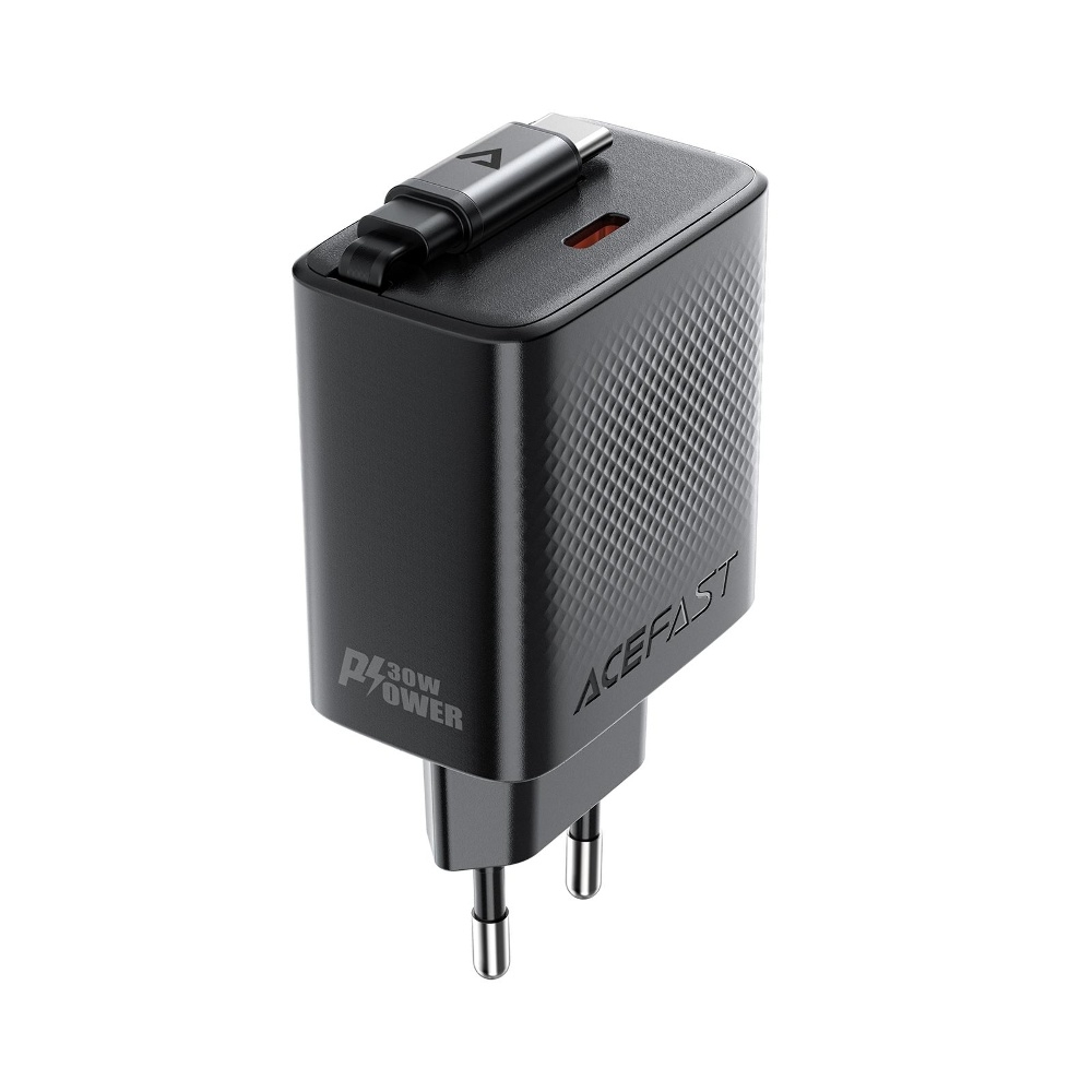 Сетевое зарядное устройство Acefast A110 2Type-C PD30W черное