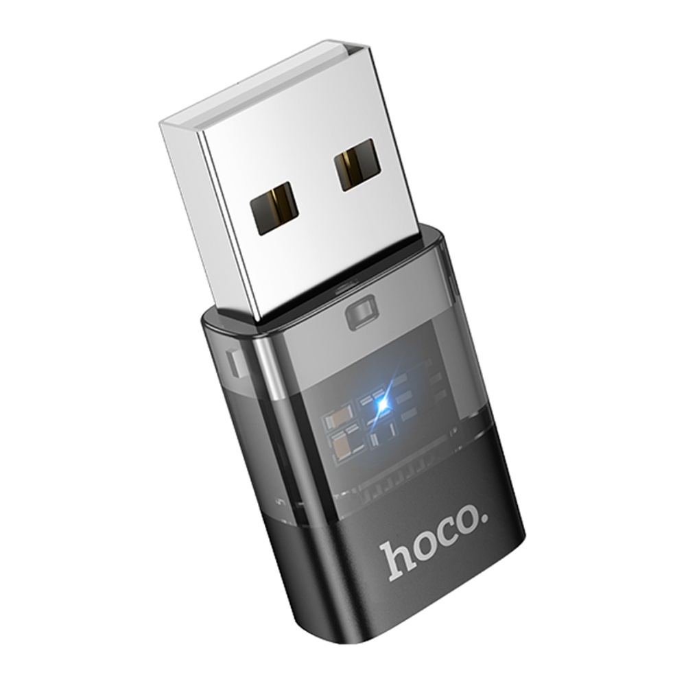 Адаптер переходник Hoco UA36C USB to Type-C black