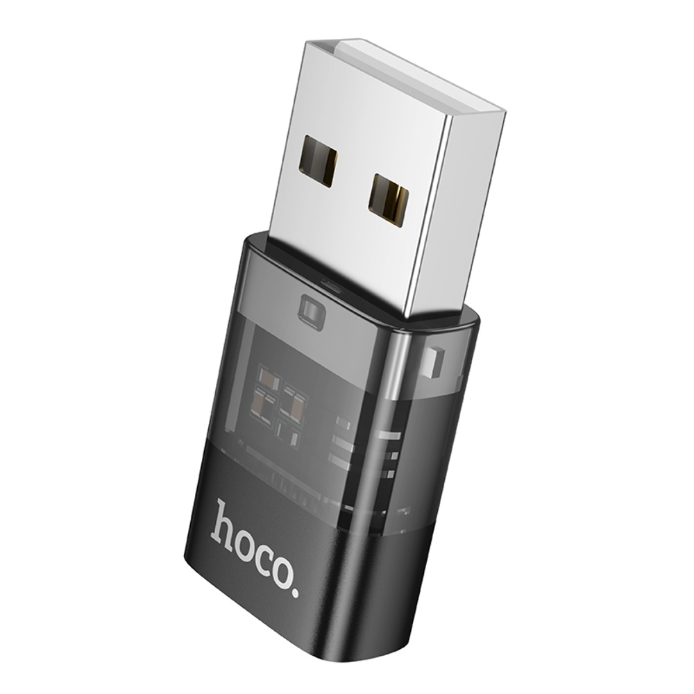 Адаптер переходник Hoco UA36C USB to Type-C black