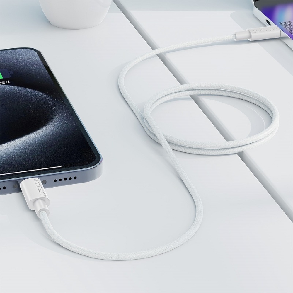 Кабель Acefast C18-03 Type-C to Type-C PD 1.2m white