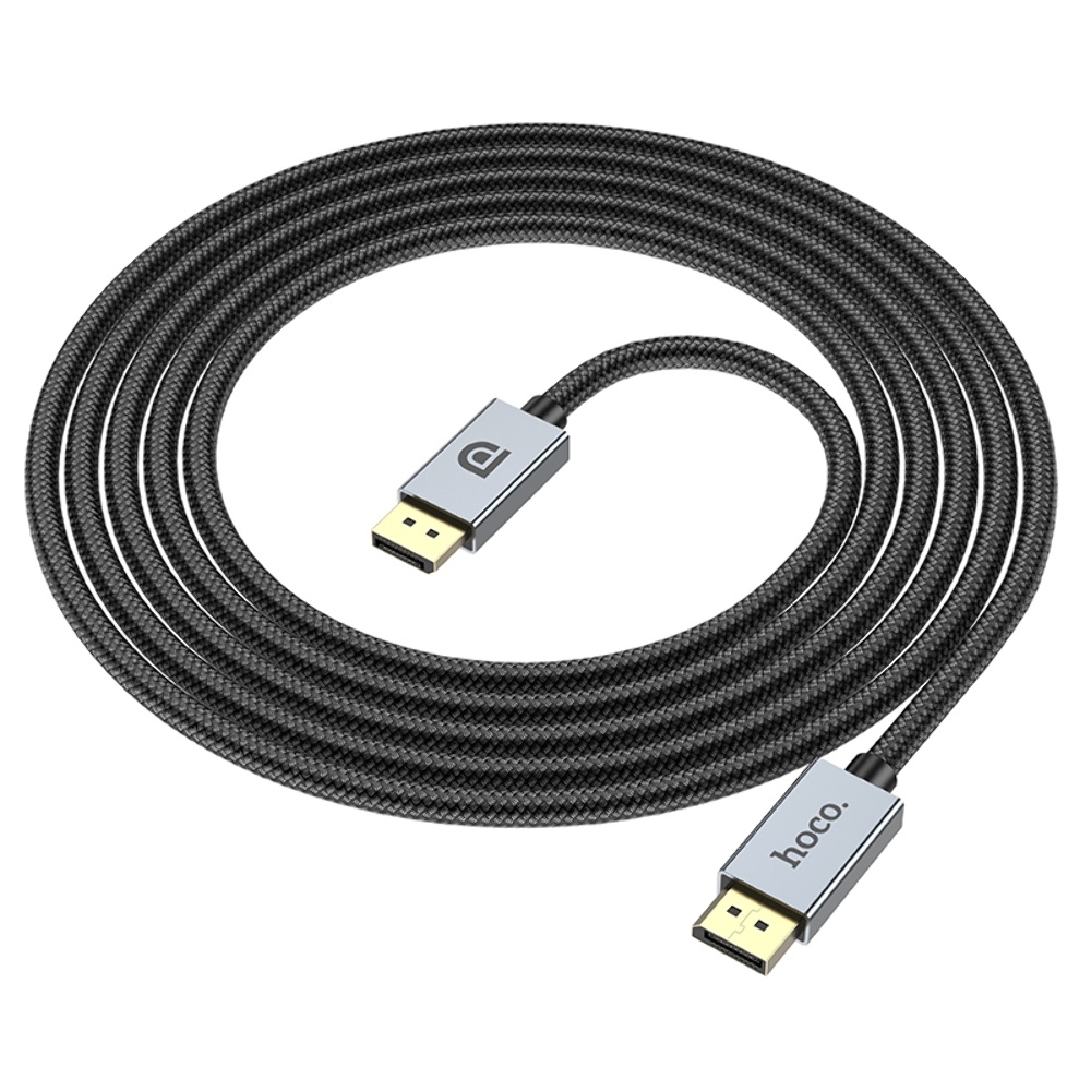 Мультимедийный кабель Hoco US04 8K DisplayPort 1.4 3m черный