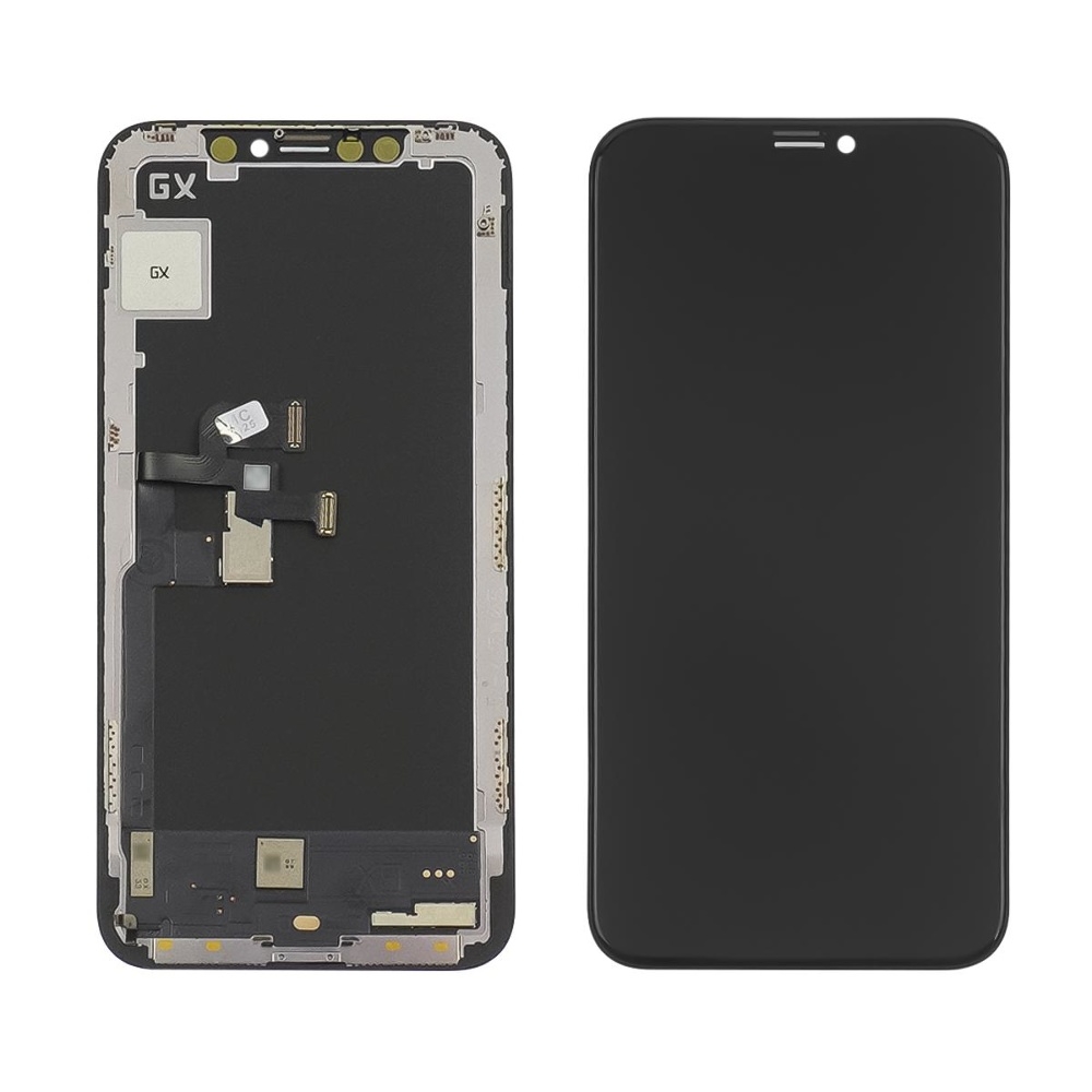 Дисплей Apple iPhone X, чорний | з тачскріном | High Copy, OLED, GX | дисплейный модуль, экран