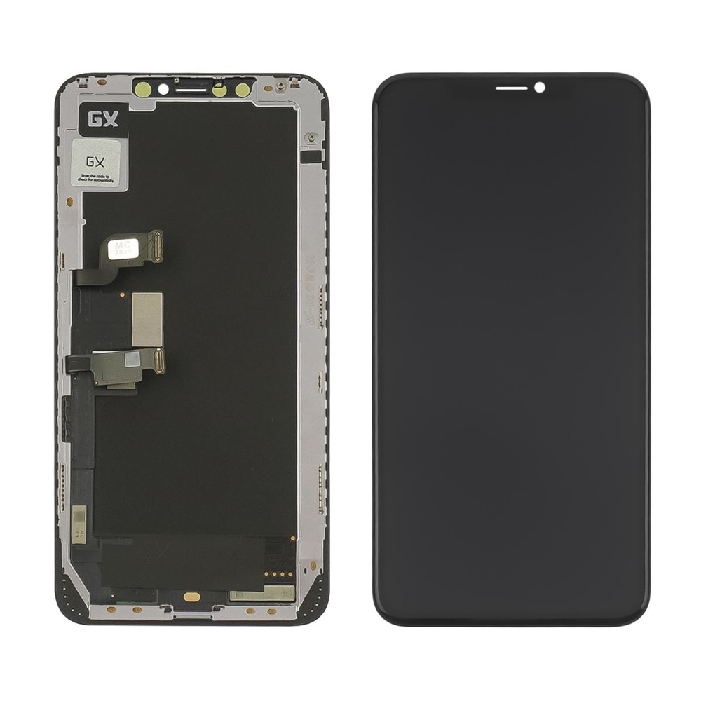 Дисплей Apple iPhone XS Max, чорний | з тачскріном | High Copy, GX-AMOLED | дисплейный модуль, экран без коробки, техпак