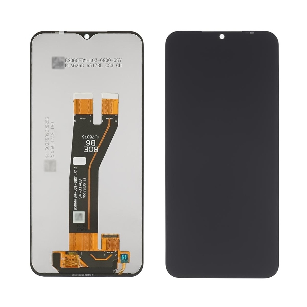 Дисплей Samsung SM-A146B Galaxy A14 5G, чорний | з тачскріном | Original, Service Pack, REV V1.1 | дисплейный модуль, экран