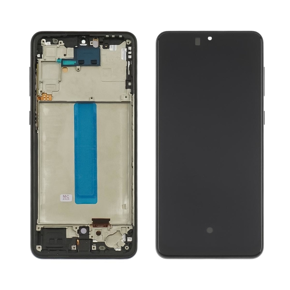 Дисплей для Samsung A336 Galaxy A33 (2022), с чёрным тачскрином и чёрной корпусной рамкой (с широким ободком) OLED