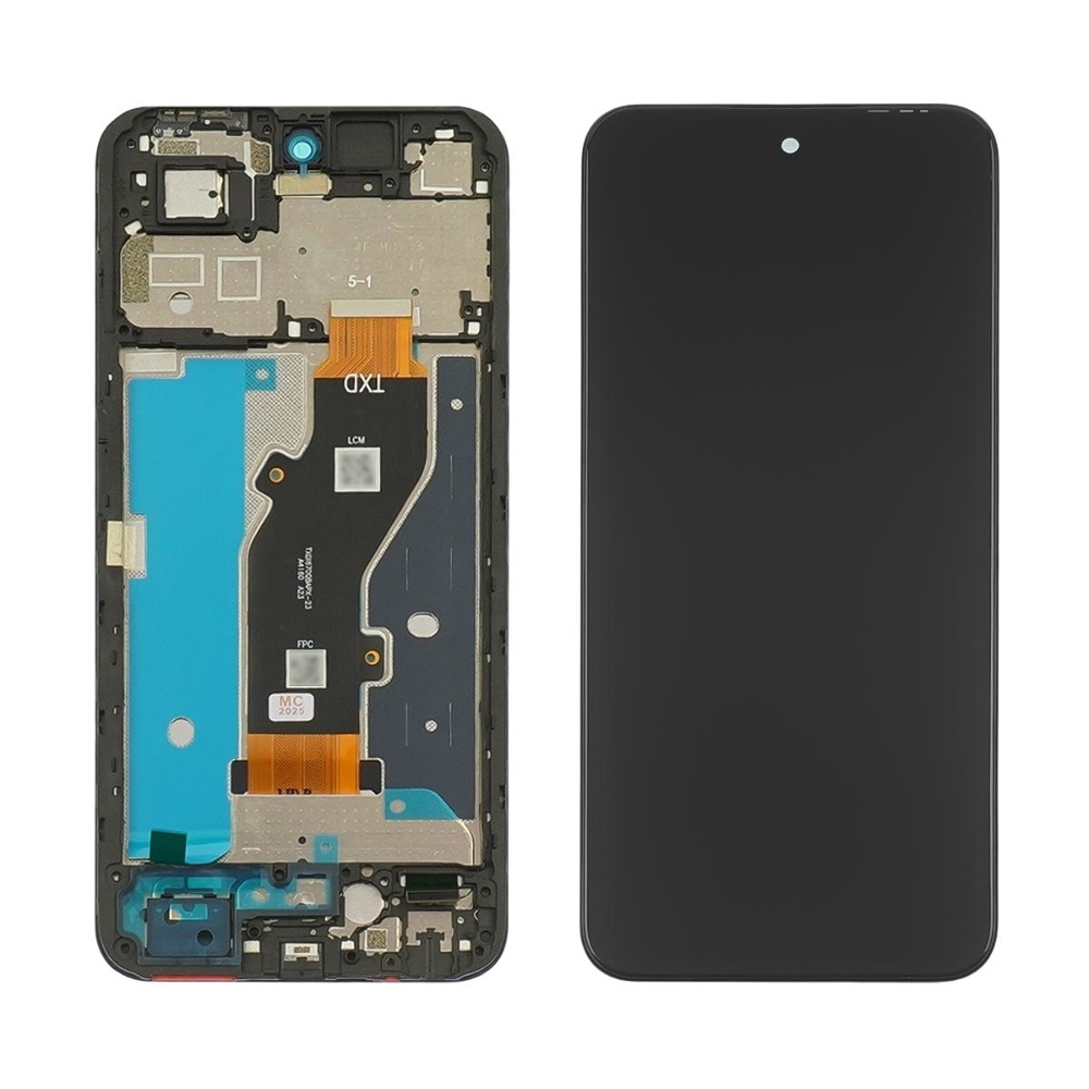 Дисплей Tecno Spark Go 1 (KL4), чорний | з тачскріном | в передній панелі | High Copy | дисплейный модуль, экран