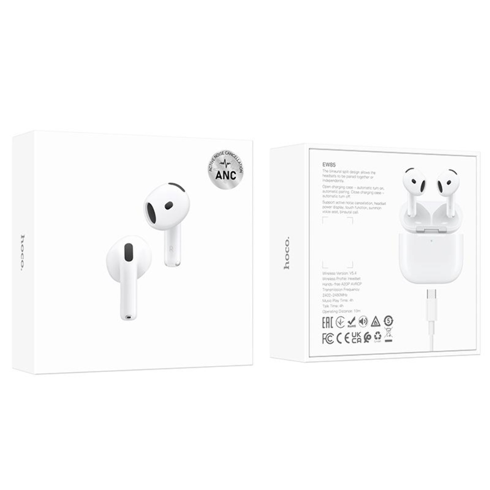 Беспроводные TWS наушники Hoco EW85 вкладыши white