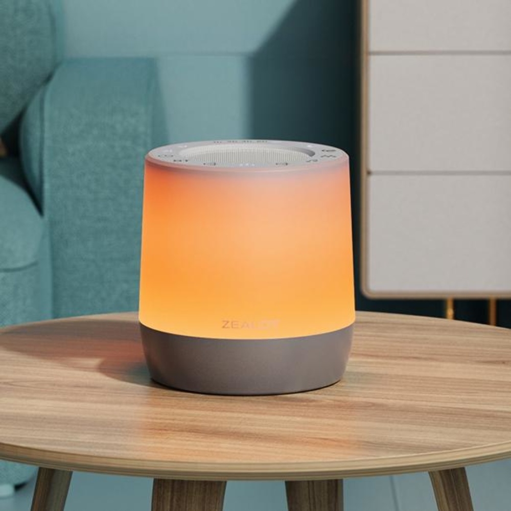 Портативная Bluetooth колонка ZEALOT Z6 с LED подсветкой White