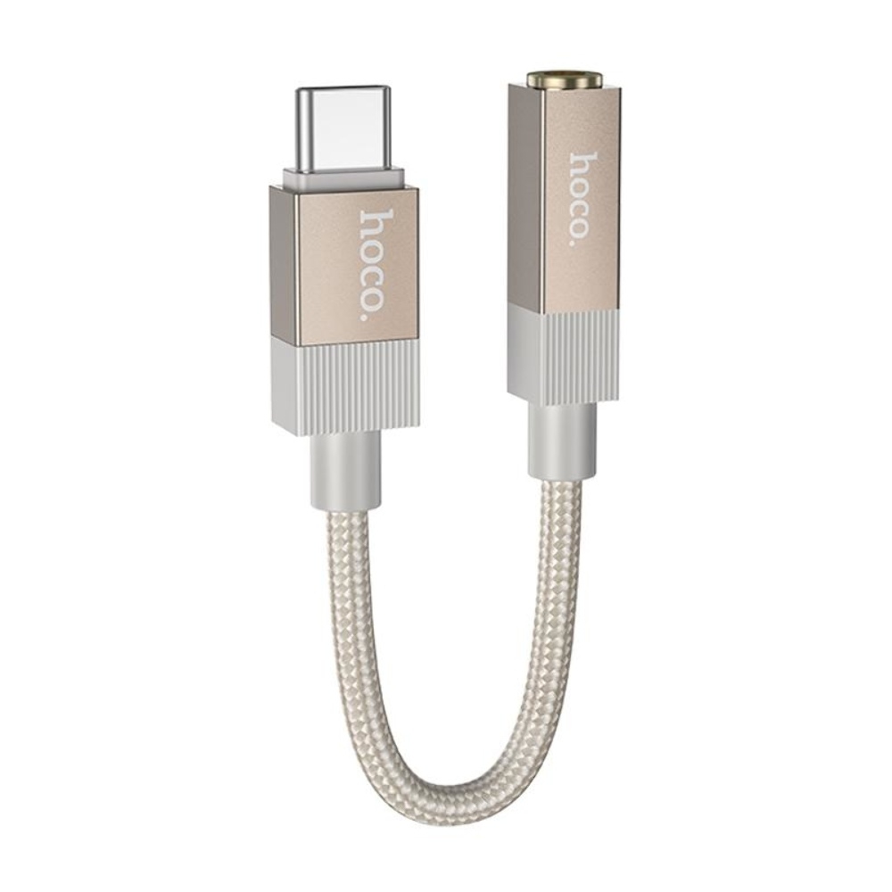 Адаптер переходник Hoco UPA32C Type-C to Jack 3.5 gold