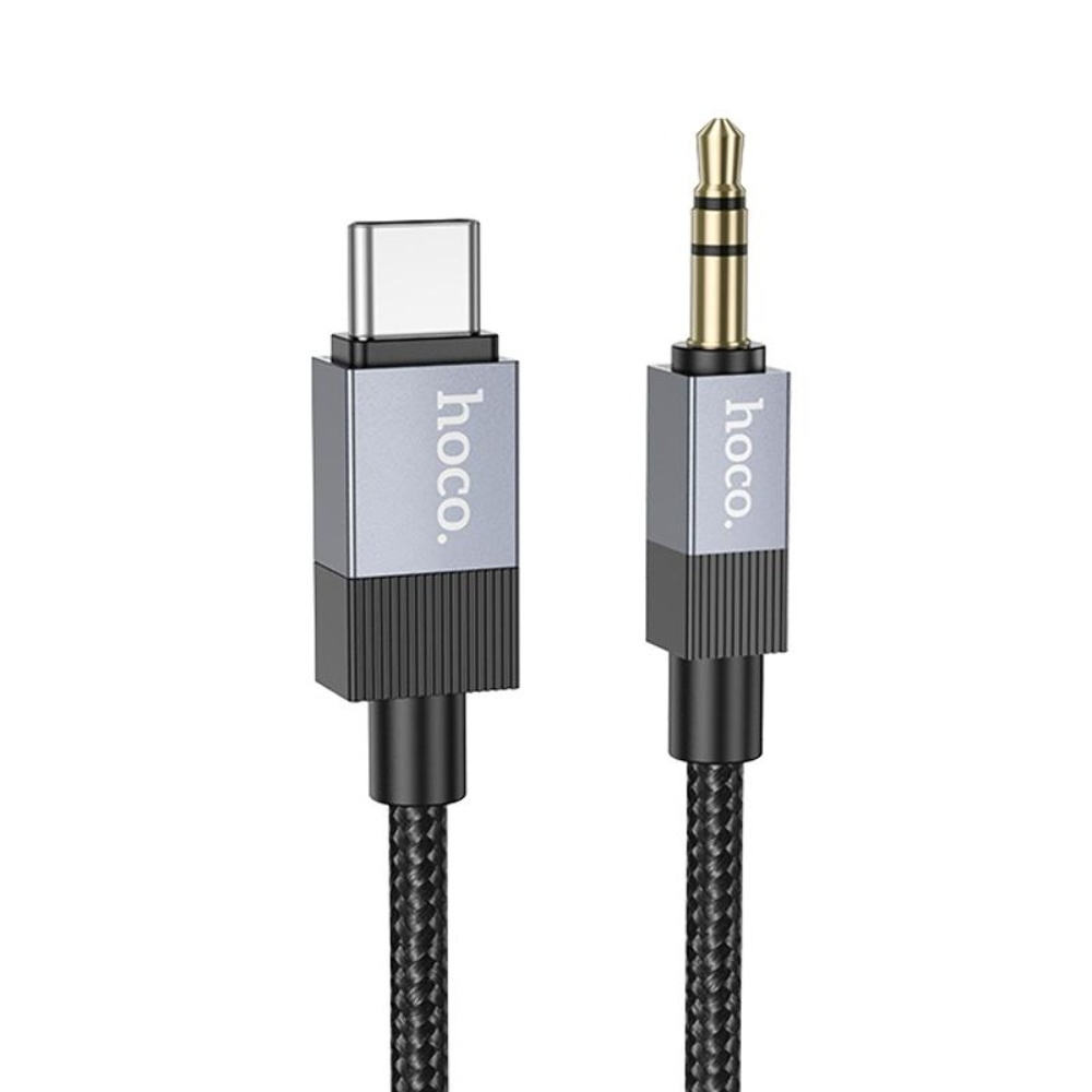 Кабель Hoco UPA32B Type-C to Jack 3.5 1m black