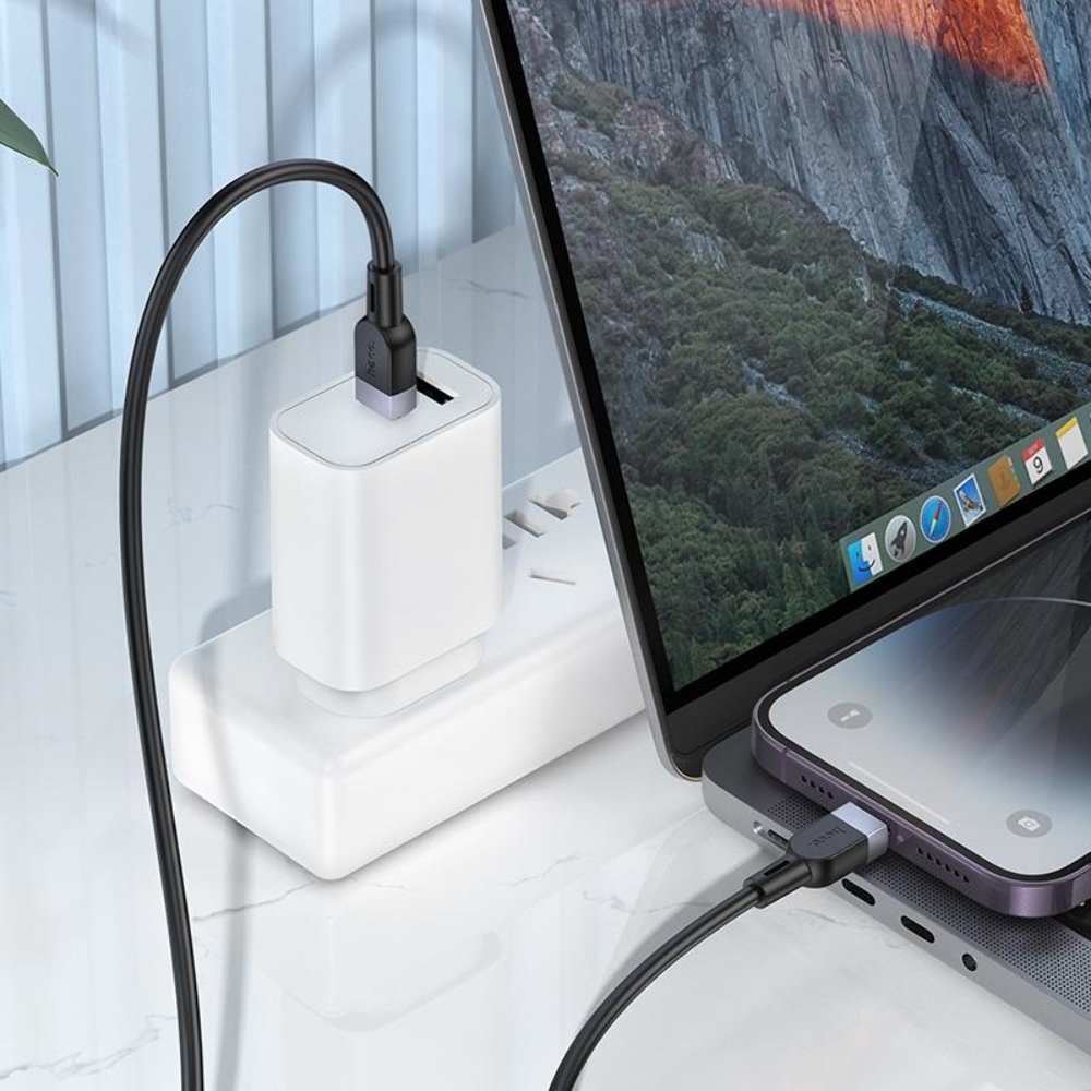 Кабель Hoco X109 Type-C to Lightning 2m black