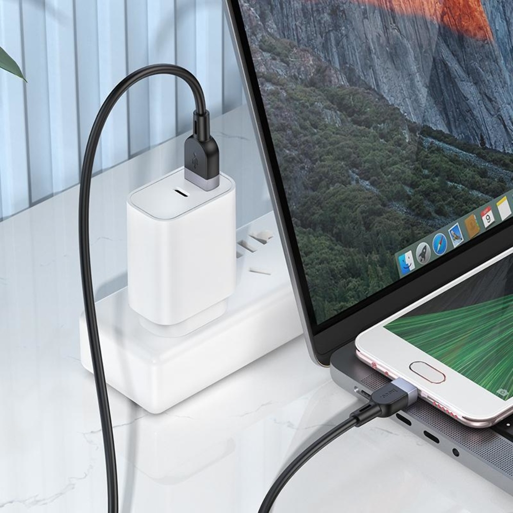 Кабель Hoco X109 USB to MicroUSB 2m black