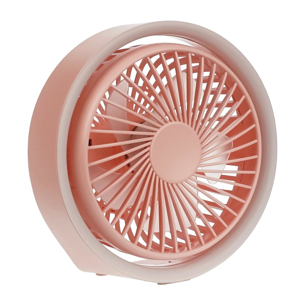 Настольный беспроводной вентилятор GXQC N601 Pink