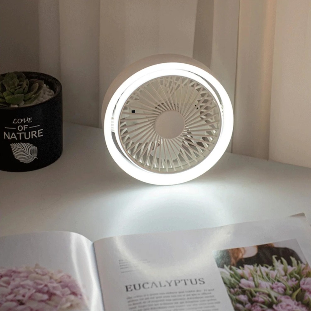 Настольный беспроводной вентилятор GXQC N601 White