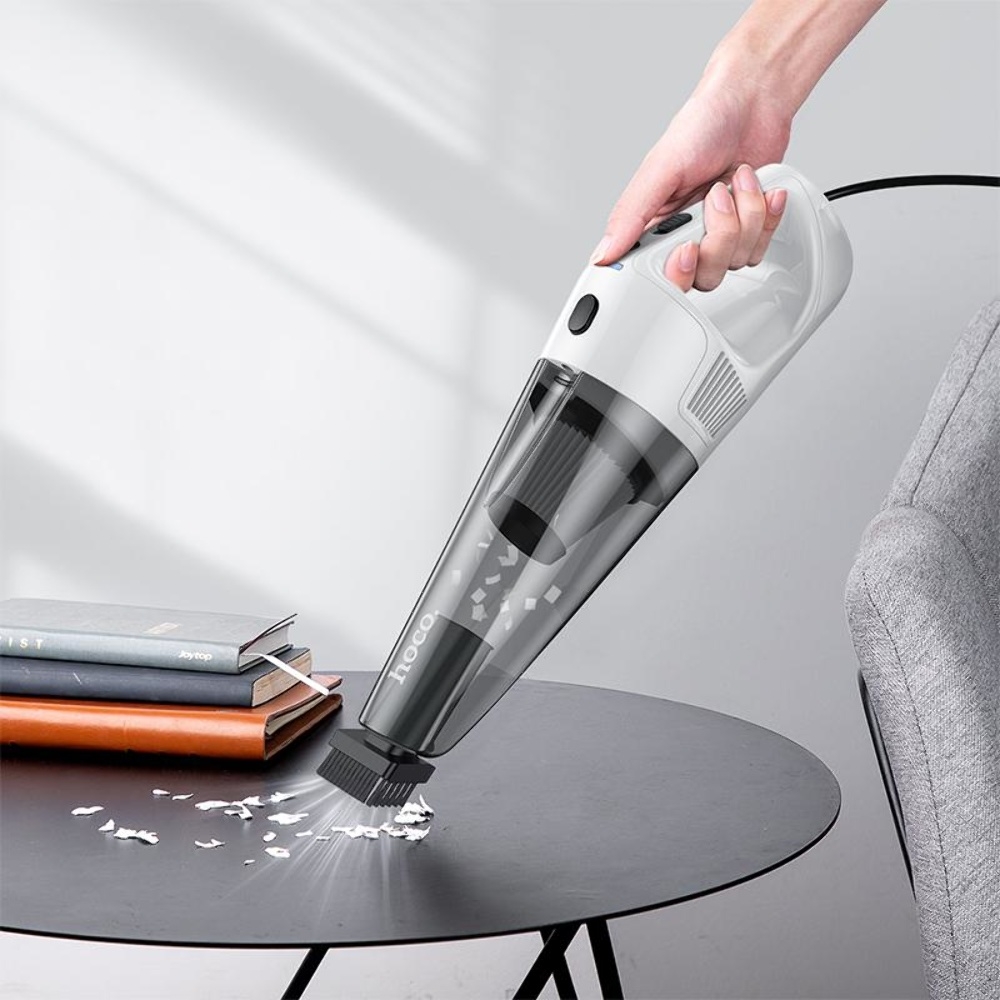 Пылесос ручной для дома Hoco HY10 white