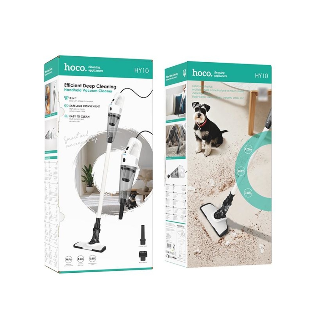 Пылесос ручной для дома Hoco HY10 white