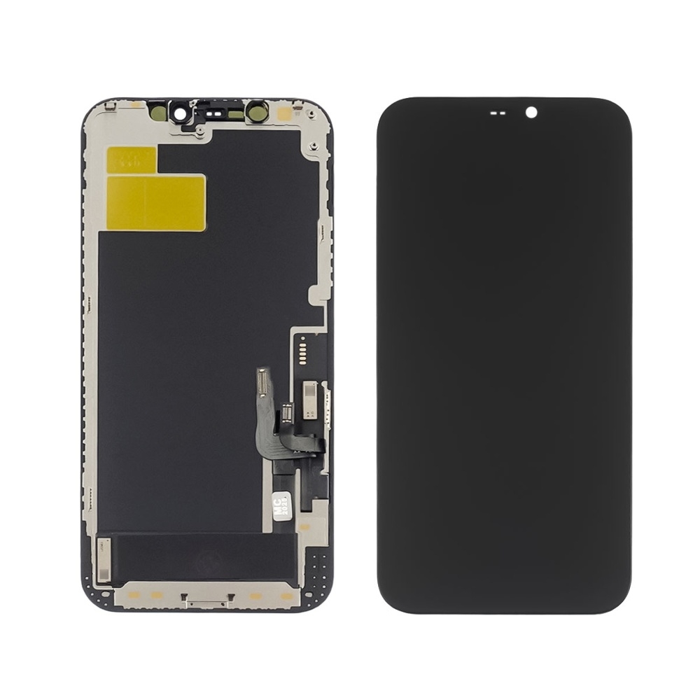 Дисплей Apple iPhone 12, iPhone 12 Pro, чорний | з тачскріном | High Copy, ZY-IN CELL HD+, без коробки, техпак | дисплейный модуль, экран