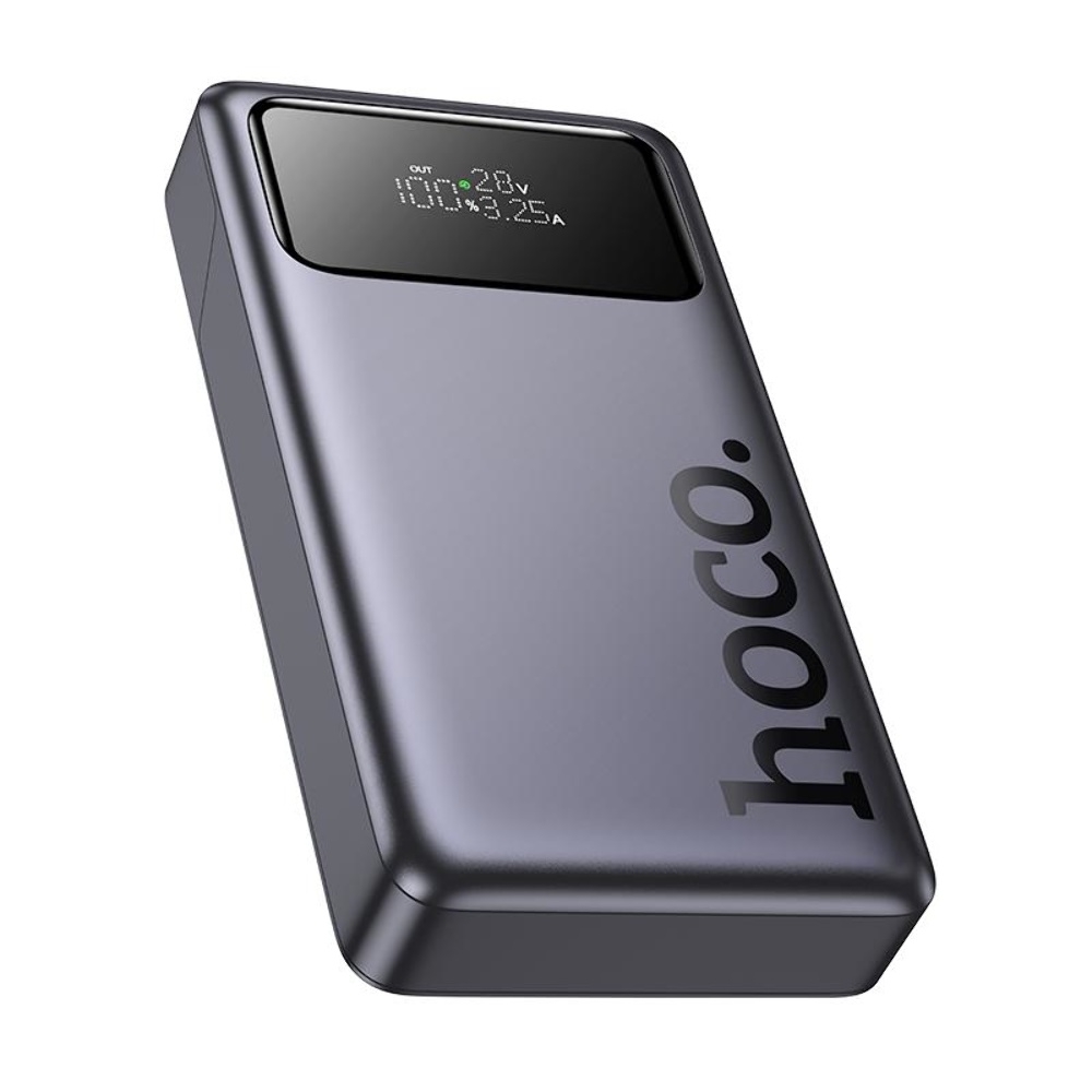 Power bank Hoco Q40 25000mAh PD 65W с дисплеем metal gray