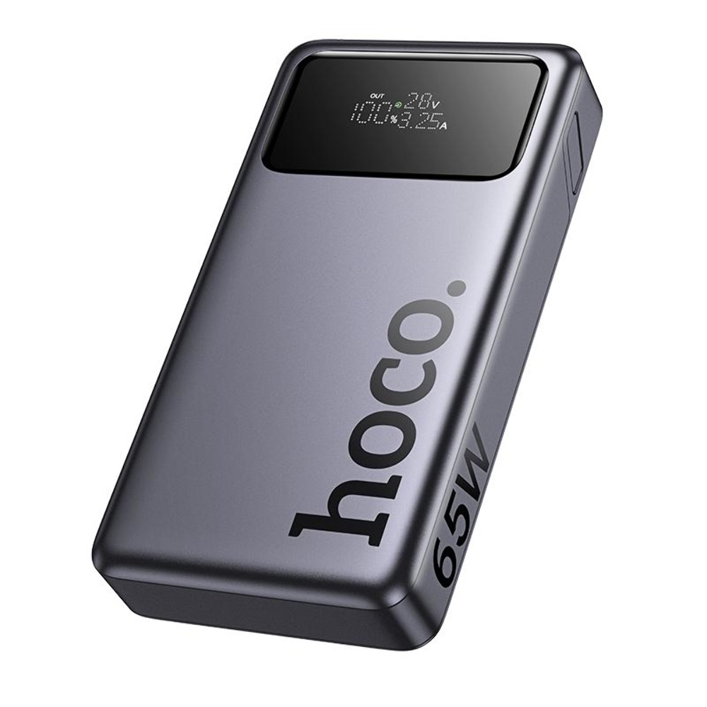 Power bank Hoco Q40 25000mAh PD 65W с дисплеем metal gray