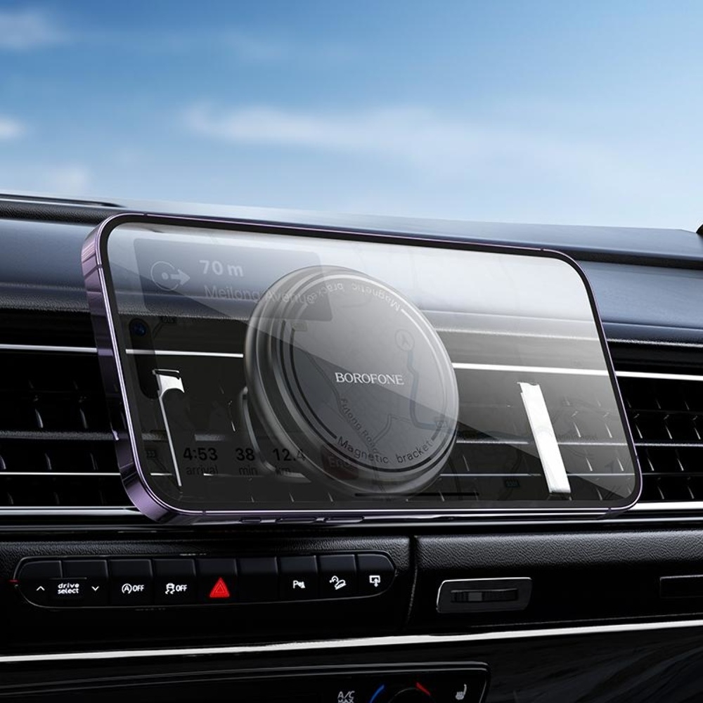 Автодержатель Borofone BH135 магнитный black