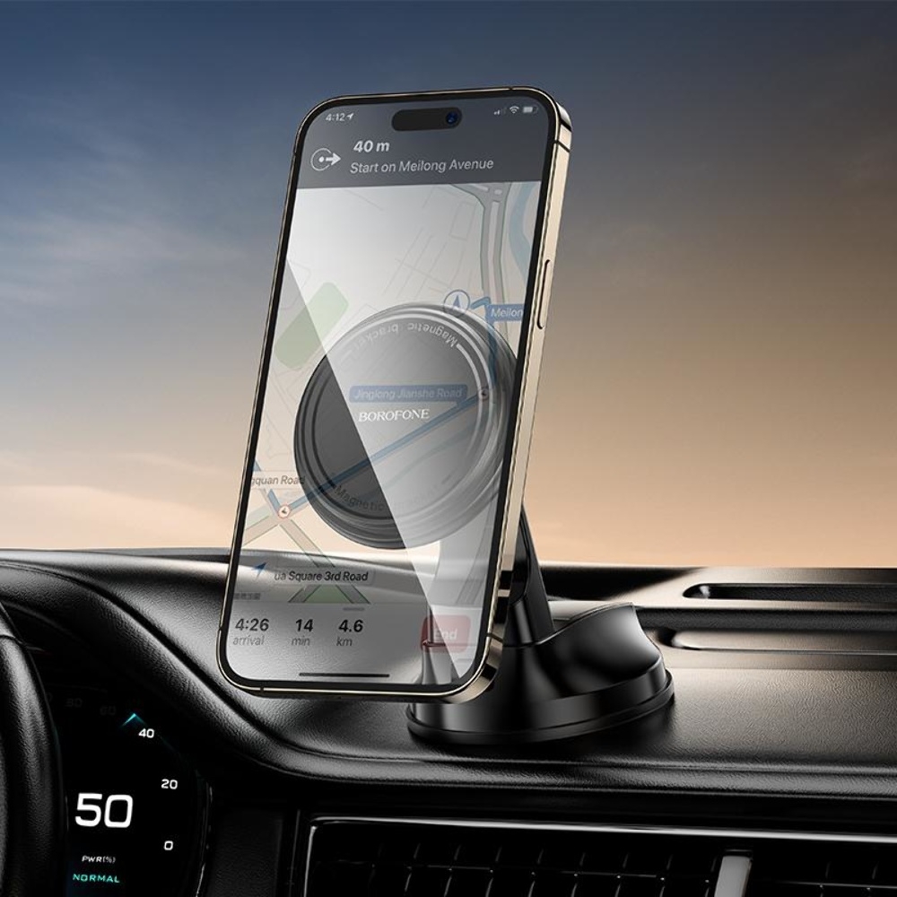 Автодержатель Borofone BH136 магнитный black