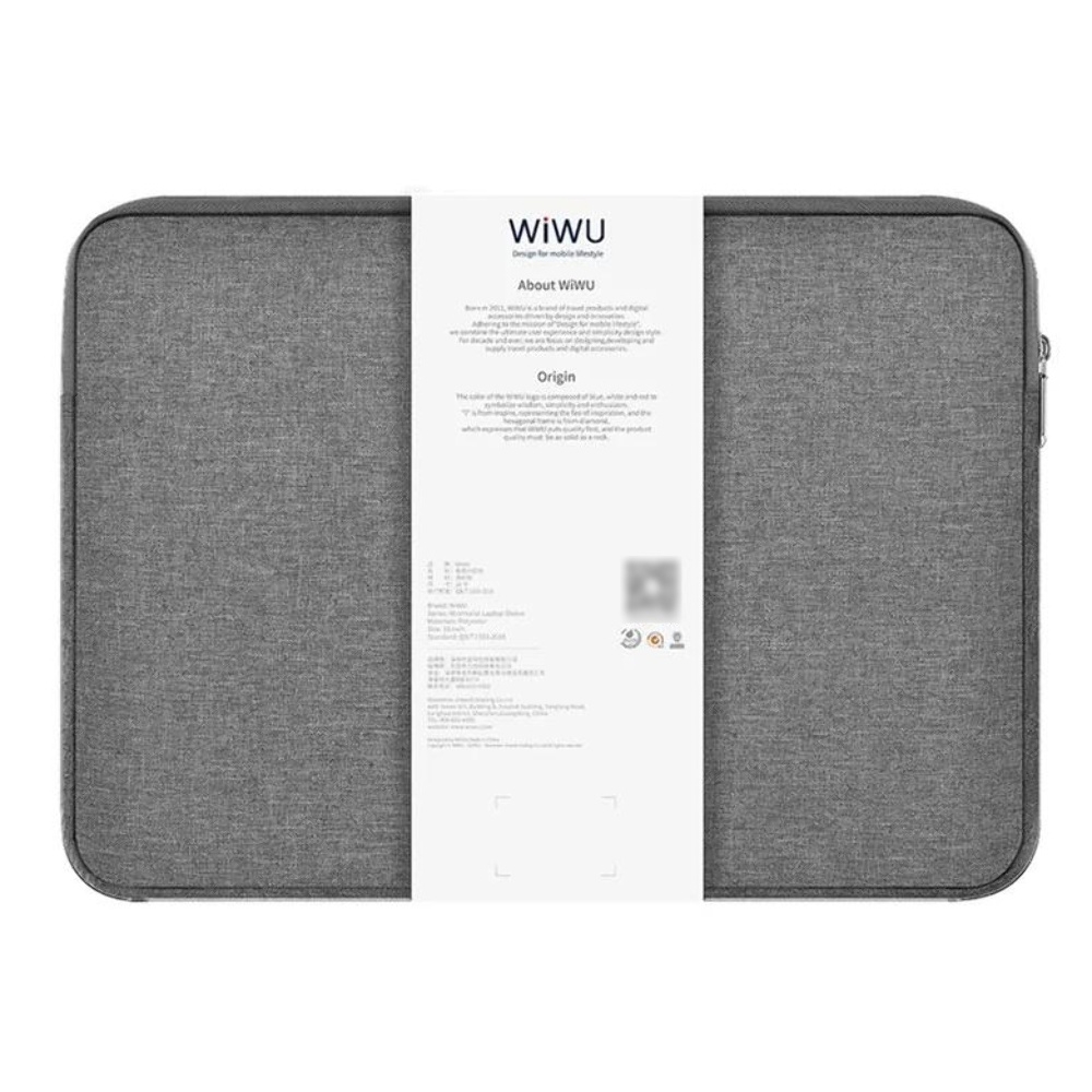 Сумка для ноутбука Wiwu Minimalist Laptop Sleeve 14'' Grey
