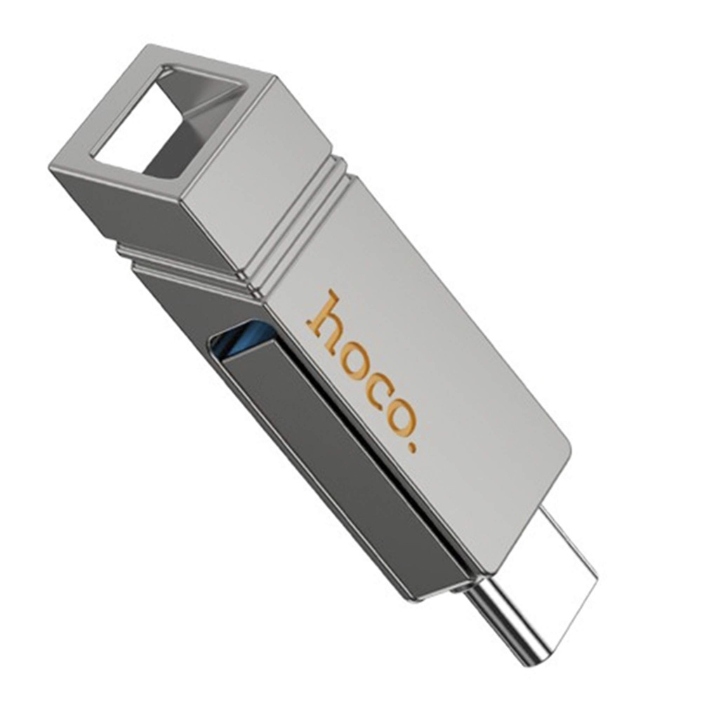 USB накопитель Hoco UD14 256GB Wise Type-C/ USB3.2 + mini flash drive metal gray