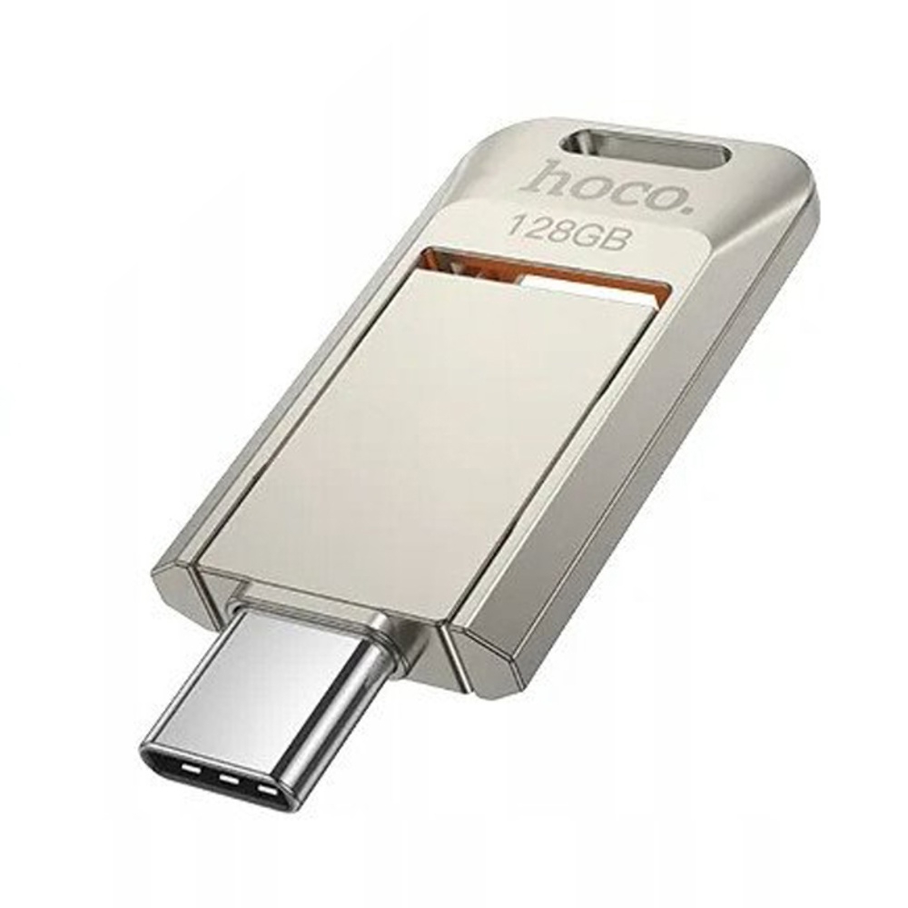 USB накопитель Hoco UD17 128GB Type-C metal gray