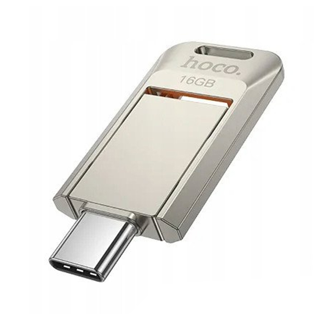 USB накопитель Hoco UD17 16GB Type-C metal gray