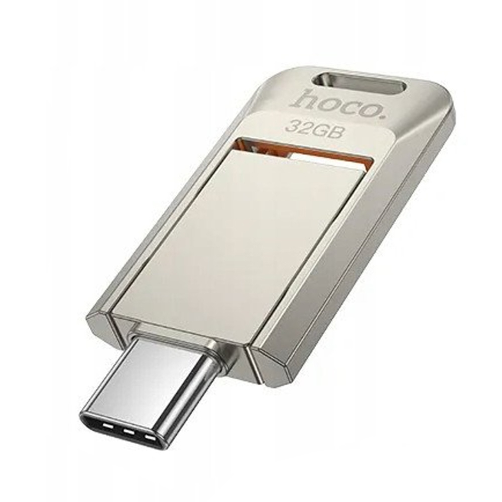 USB накопитель Hoco UD17 32GB Type-C metal gray