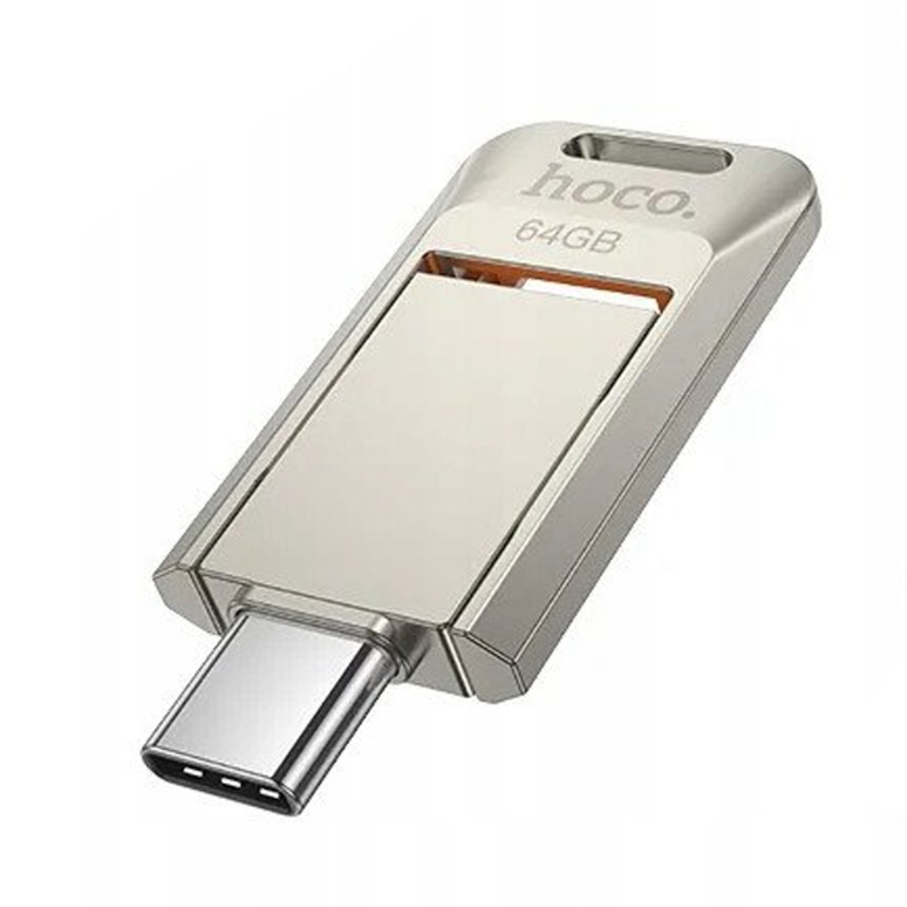 USB накопитель Hoco UD17 64GB Type-C metal gray
