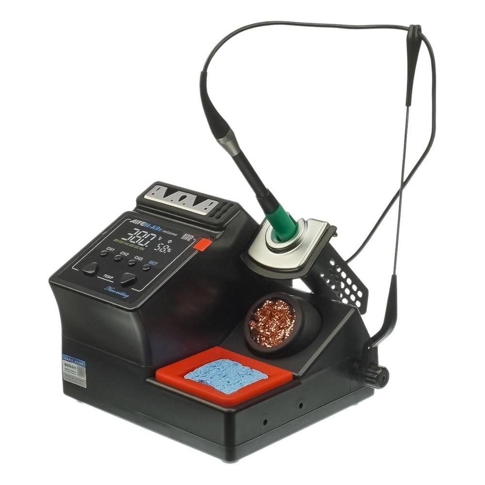 Паяльная станция прецизионная Aifen A9e-115 (паяльник стандарта JBC 115, 3 канала памяти, 160W, 100C - 450C)