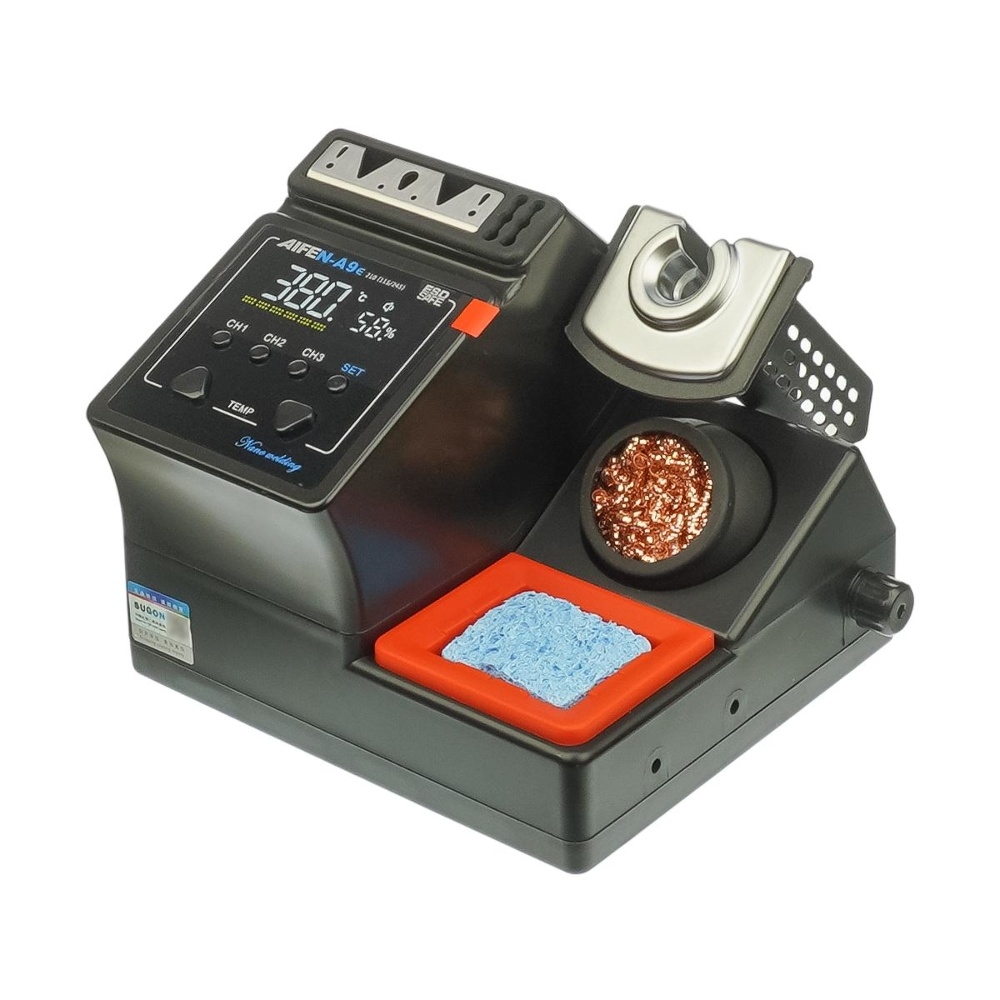 Паяльная станция прецизионная Aifen A9e-115 (паяльник стандарта JBC 115, 3 канала памяти, 160W, 100C - 450C)