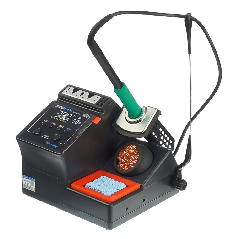 Паяльная станция прецизионная Aifen A9e-210 (паяльник стандарта JBC 210, 3 канала памяти, 160W, 100C - 450C)