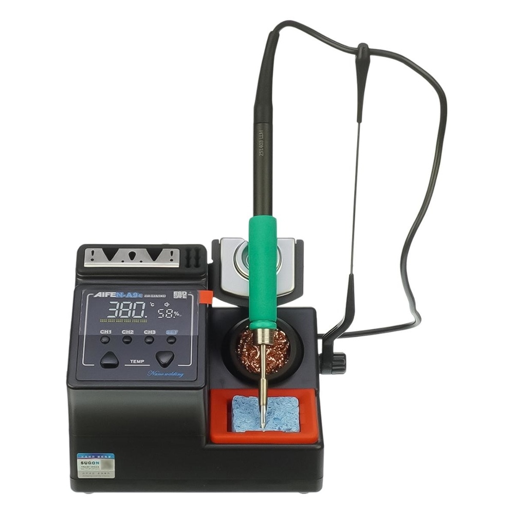 Паяльная станция прецизионная Aifen A9e-245 (паяльник стандарта JBC 245, 3 канала памяти, 160W, 100C - 450C)