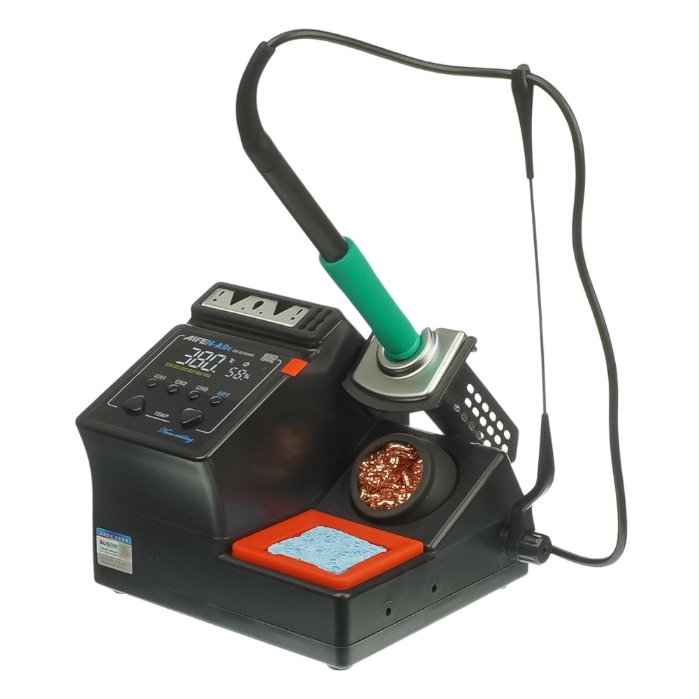 Паяльная станция прецизионная Aifen A9e-470 (паяльник стандарта JBC 470, 3 канала памяти, 160W, 100C - 450C)